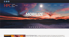 Desktop Screenshot of humanperformancecenter.com