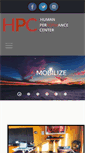 Mobile Screenshot of humanperformancecenter.com